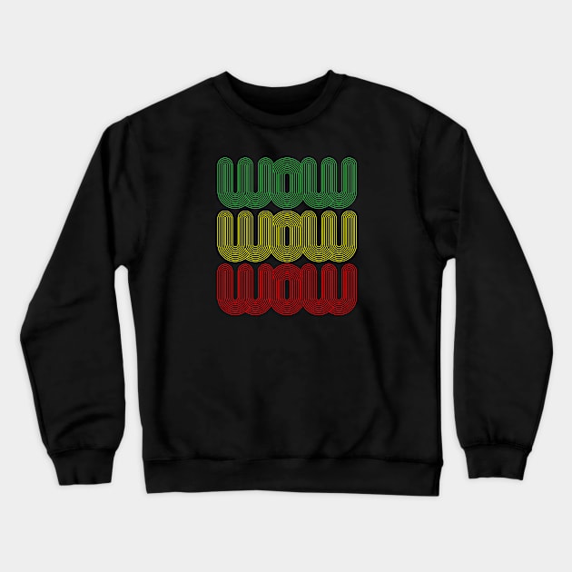 Triple Wow Crewneck Sweatshirt by mainial